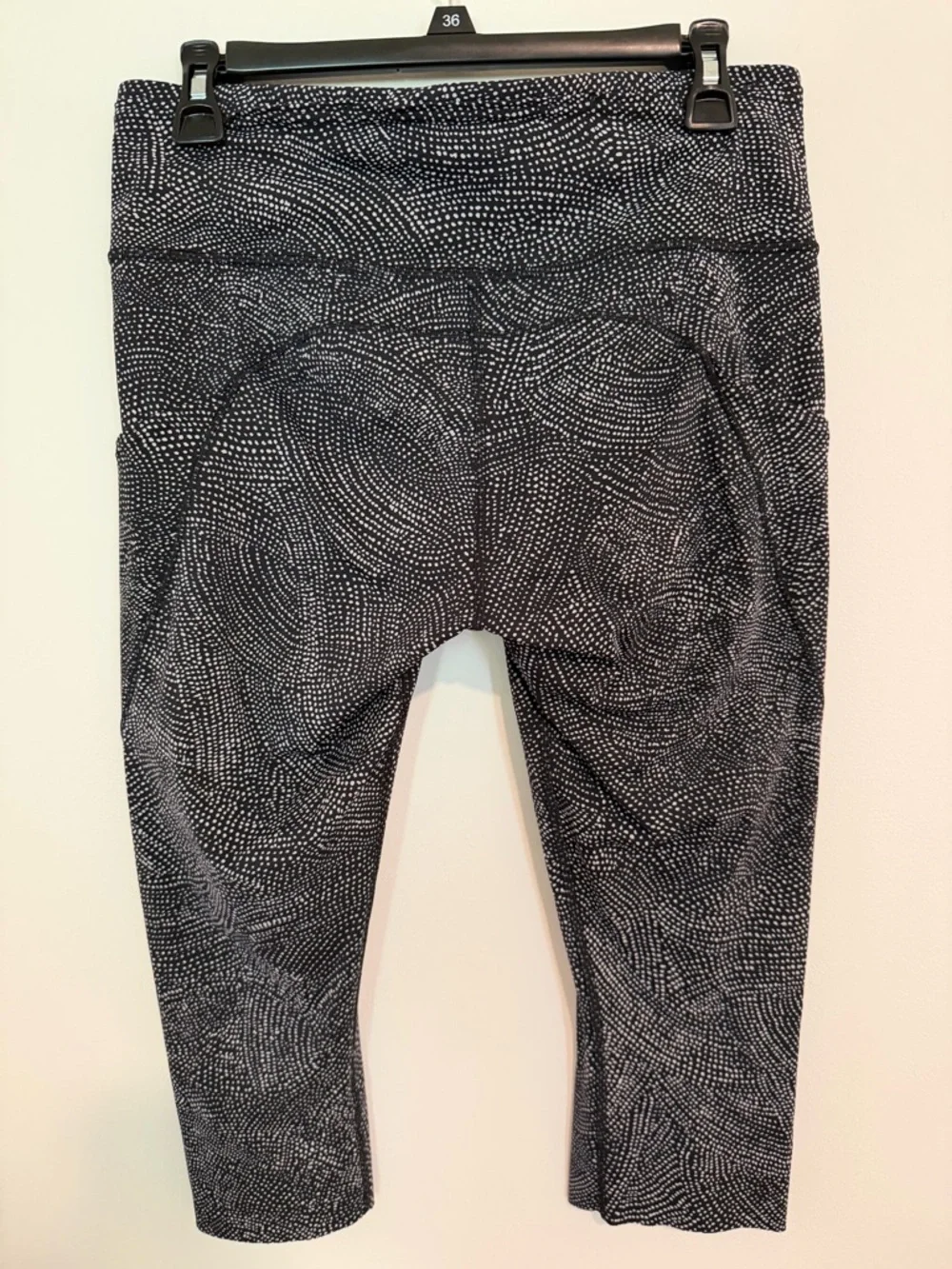 *EUC* Lululemon Fast and Free Cropped Pattered Leggings - Picture 3 of 5